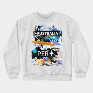 PER Perth Australia airport Crewneck Sweatshirt